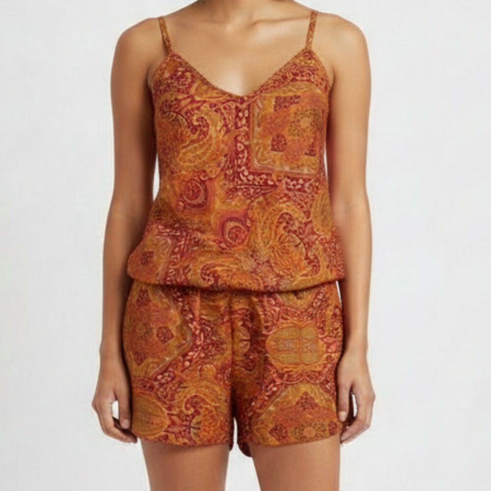 Paisley Print Romper from Stonington Boutique